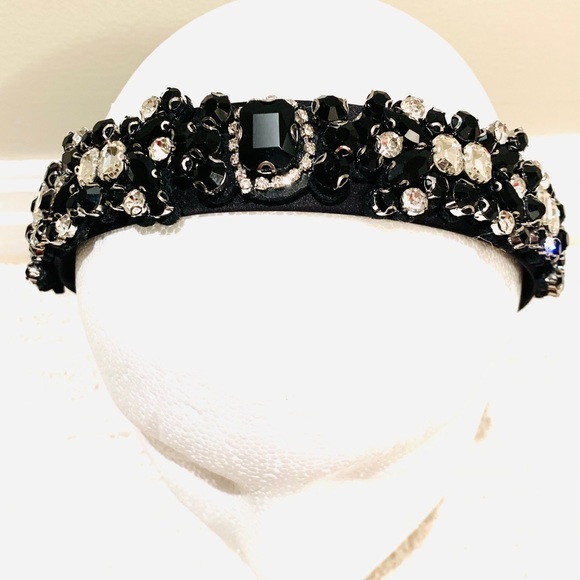 ❤️BLACK JEWEL HAIRBAND‼️ 2 for $25!!! - Picture 2 of 8